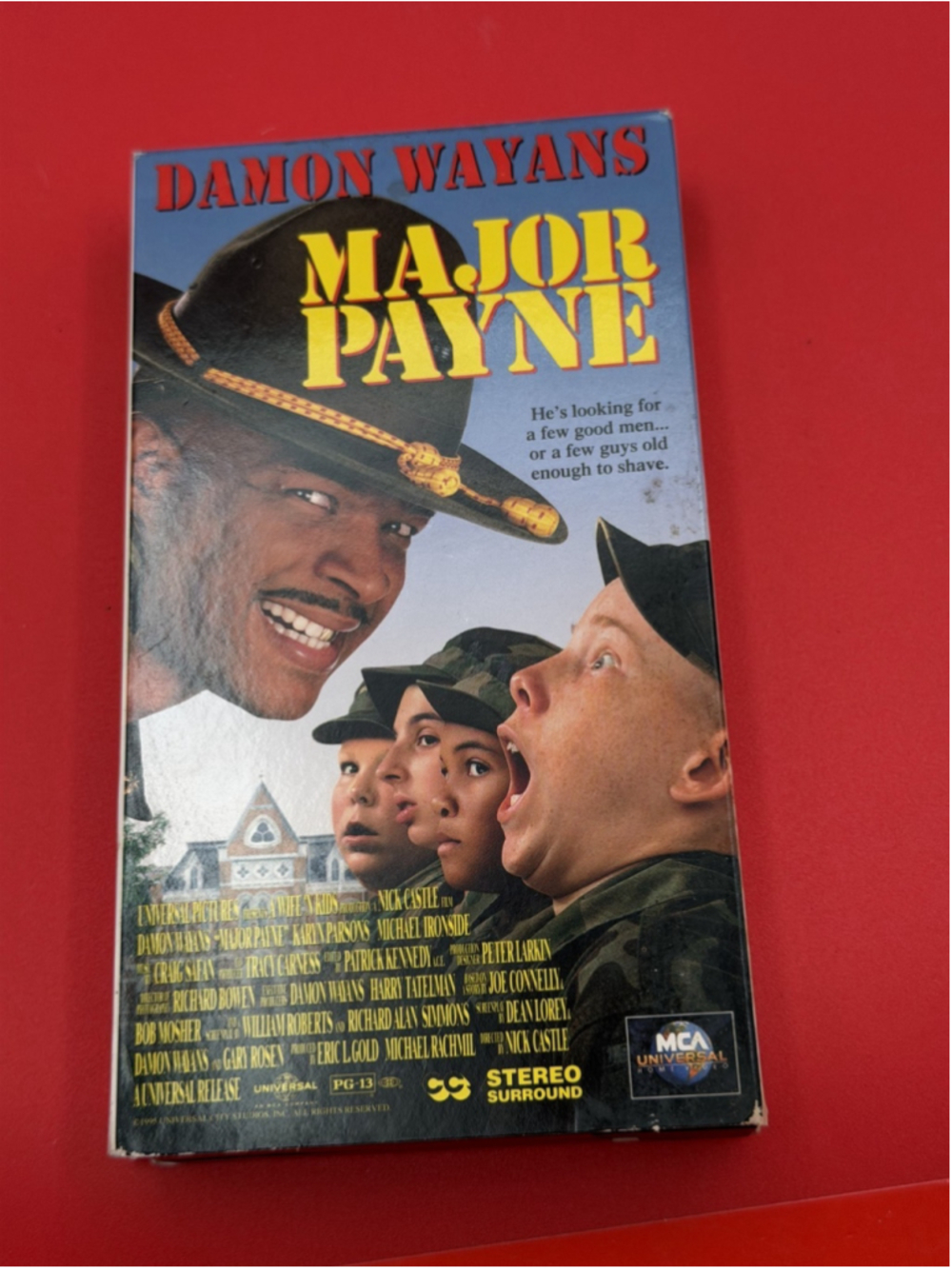 Major Payne VHS VCR Video Tape Used Damon Wayans